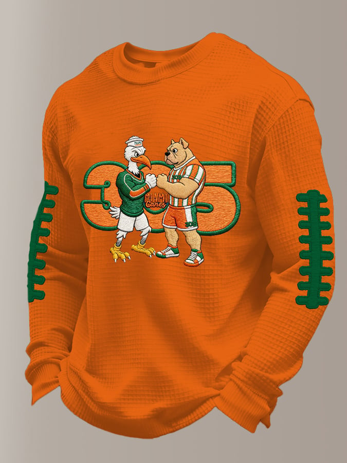 Miami Football MH Long Sleeve T-Shirt Gameday Shirts Gifts For Miami Football Fans