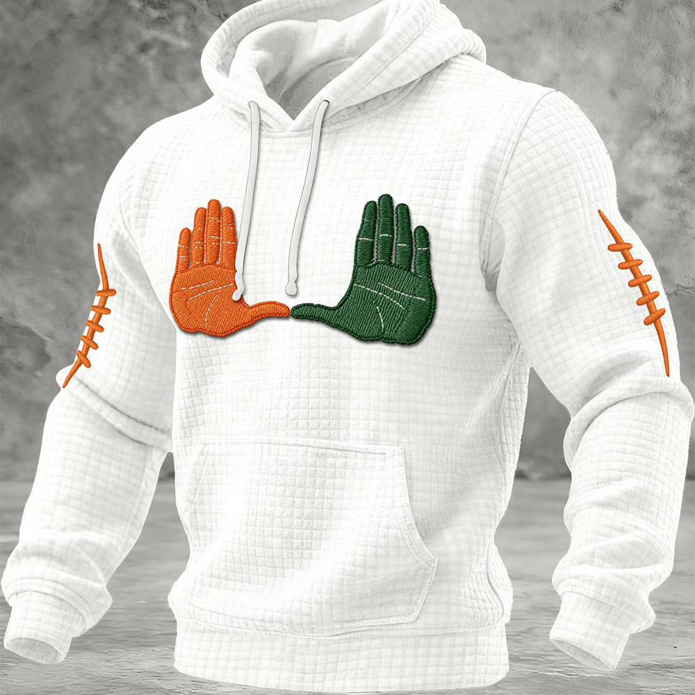 Miami Hurricanes Football Hoodie Game Day Clothing Gift For Football Lovers