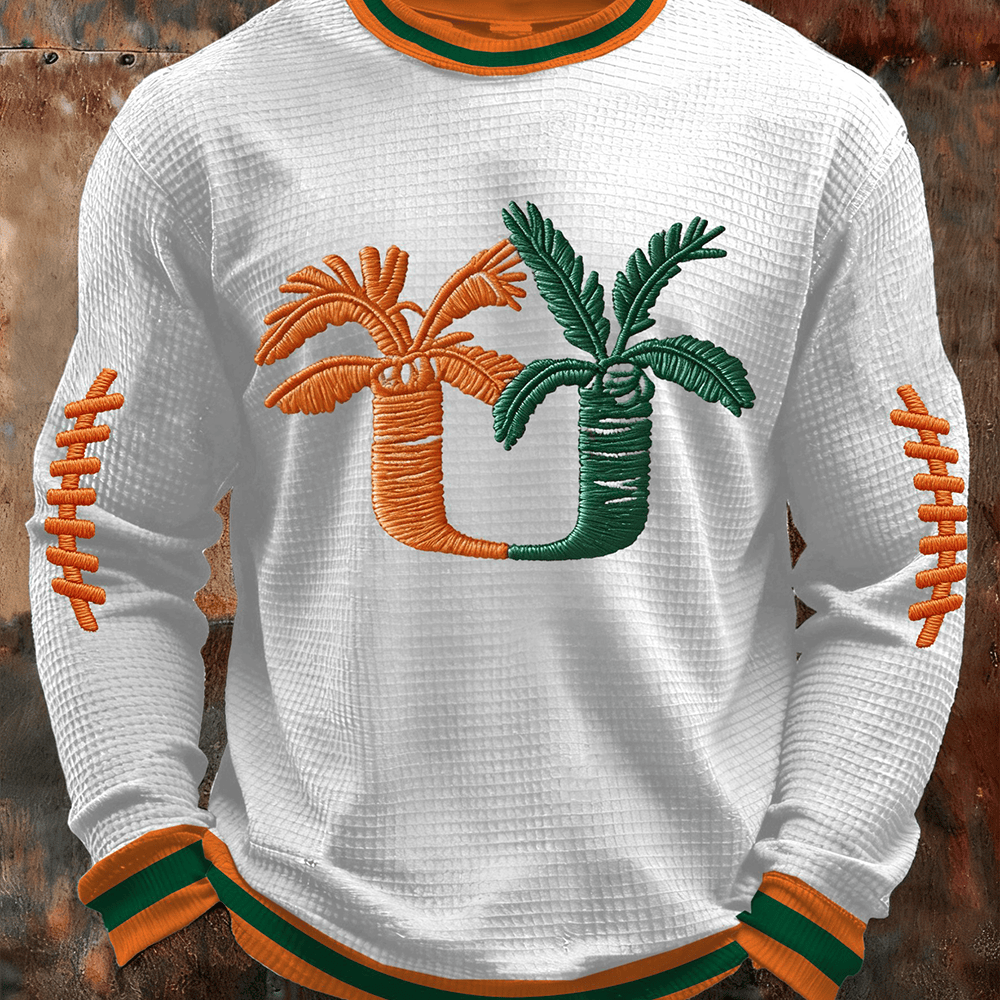 Miami Hurricanes Football Long Sleeve Shirt Game Day Apparel Gift For Husband