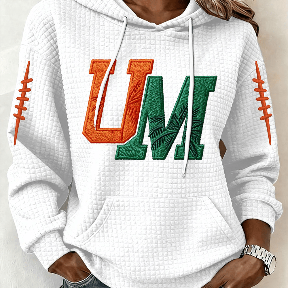 Miami Hurricanes Game Day Hoodie Football Apparel Best Gifts For Girlfriend