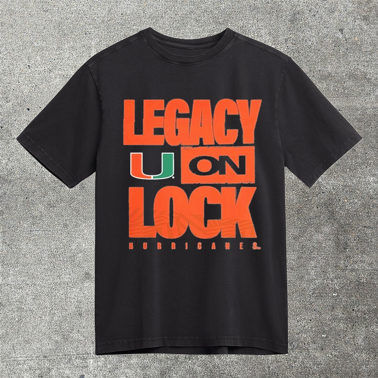 Miami Hurricanes Legacy On Lock 2026 T-Shirt NCAA Basketball March Madness Fan Gear Best Gift For Fans