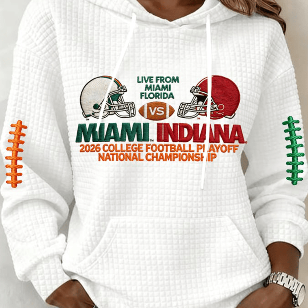Miami Indiana 2026 College Football Playoff Hoodie National Championship Merch Fan Gifts