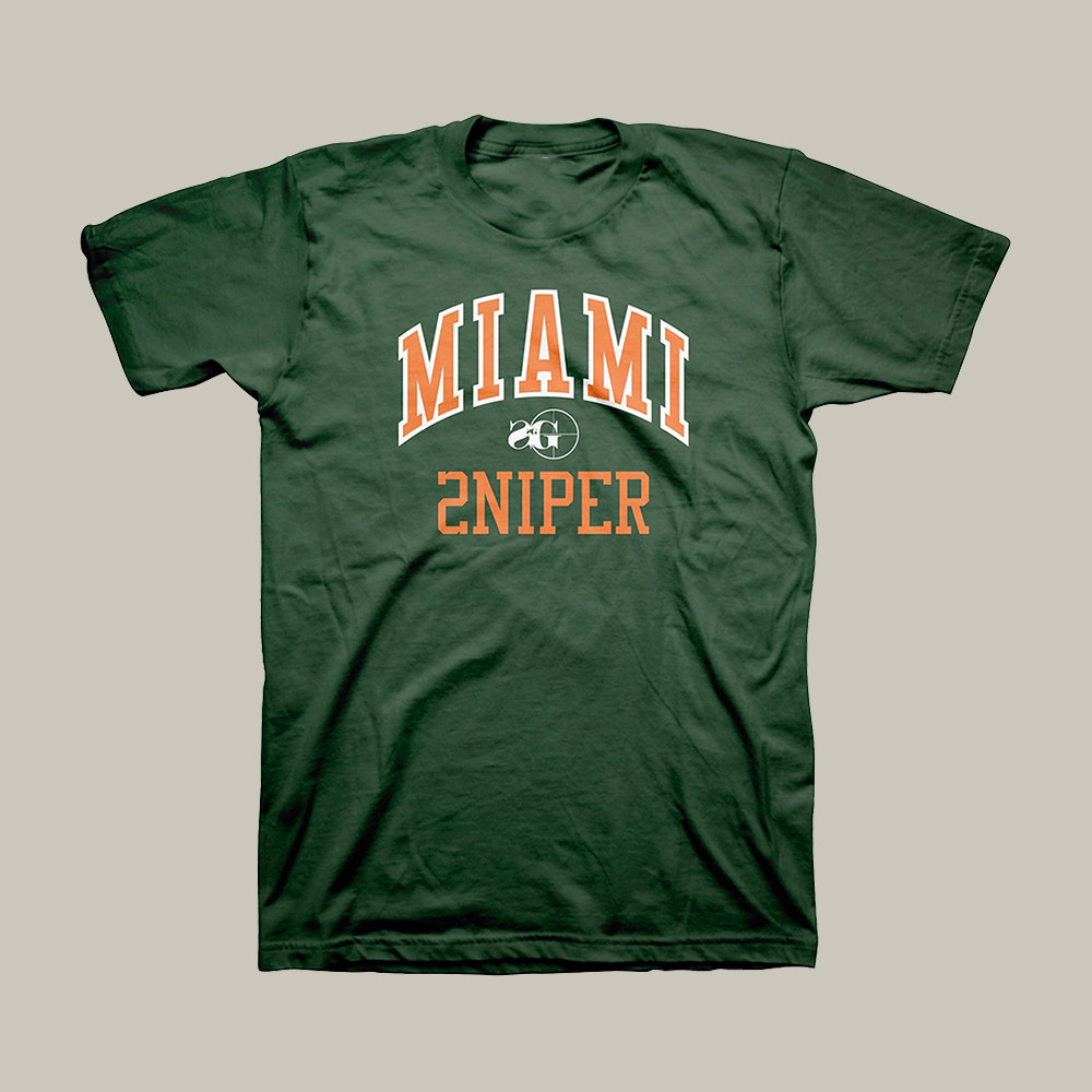 Miami Sniper T-Shirt Sniper Gang Apparel Present Idea For Friends