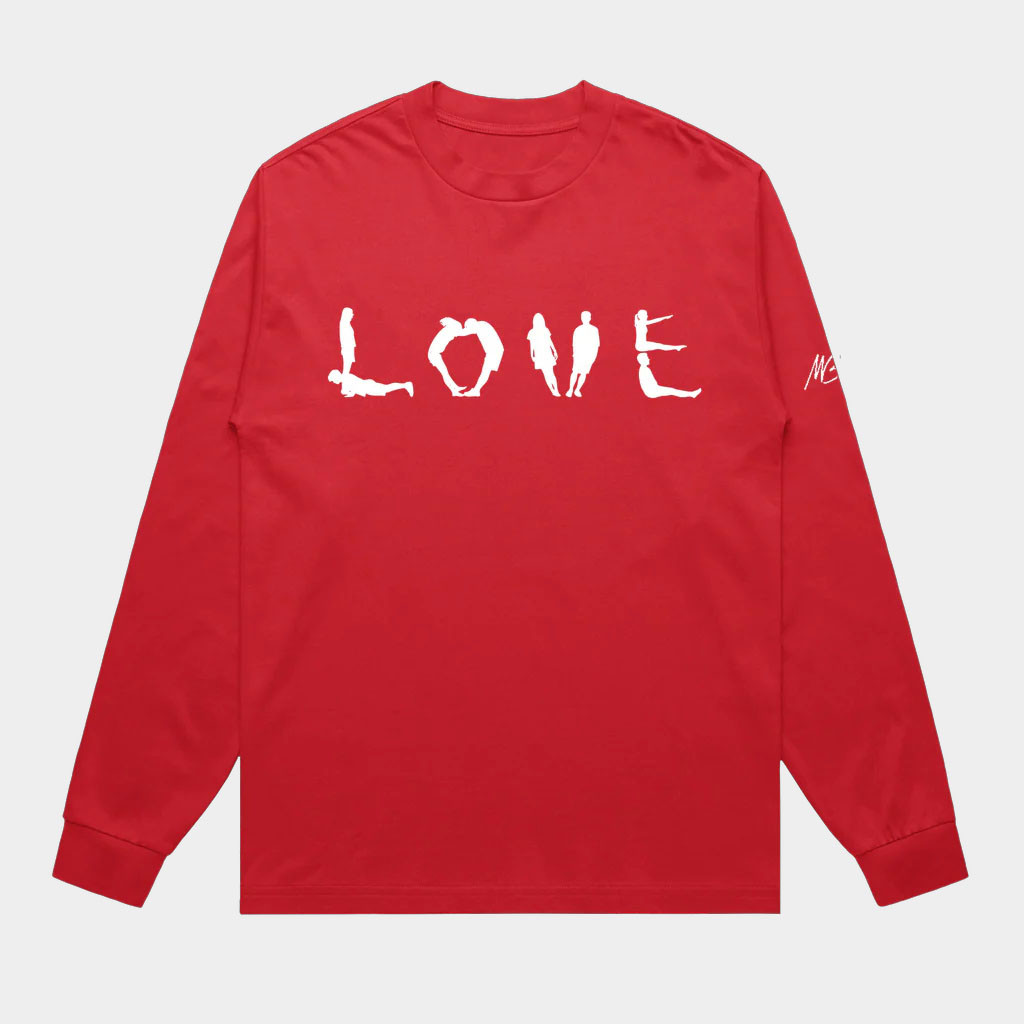 Michael Buble Merch Love MB Long Sleeve T-Shirt Gifts For Music Lovers