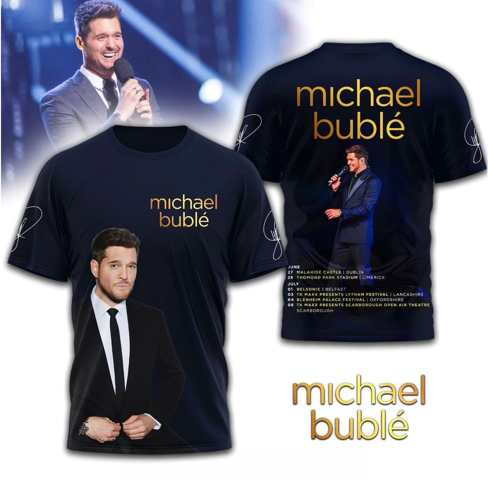 Michael Buble Summer 2026 Shows Shirt Michael Buble Merch Gift Ideas For Husband