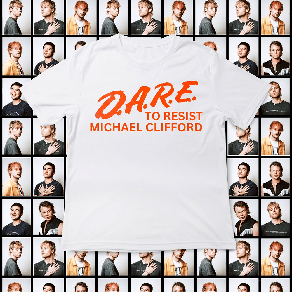 Michael Clifford Merch DARE To Resist Michael Clifford T-Shirt Gifts For Father's Day Ideas Michael Clifford Merch DARE To Resist Michael Clifford T-Shirt Gifts For Father's Day Ideas