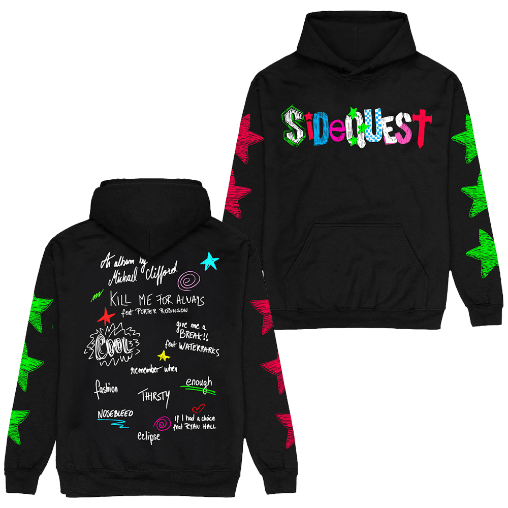 Michael Clifford Merch Sidequest Hoodie Gifts For Father's Day From Wife Michael Clifford Merch Sidequest Hoodie Gifts For Father's Day From Wife