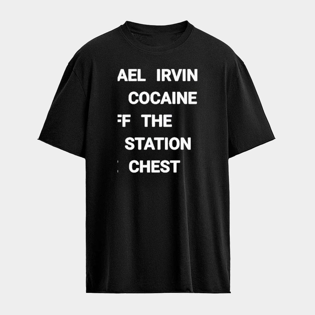 Michael Irvin Does Cocaine Off The Gas Station Ice Chest T-Shirt Michael Irvin Merch