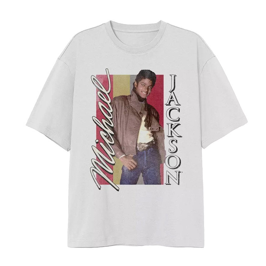 Michael Jackson Beat It Single Shoot T-Shirt Michael Jackson Clothes Music Fans Gift For Coworkers