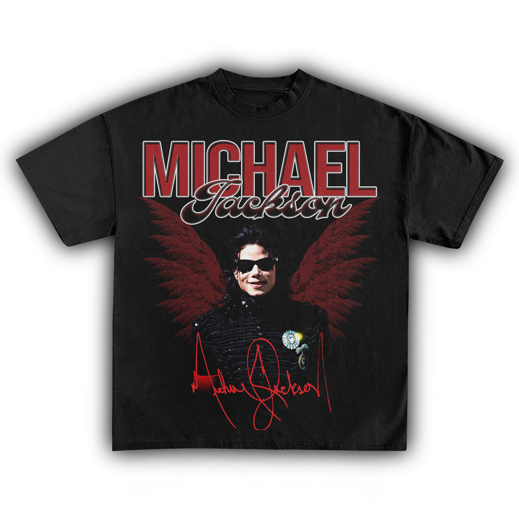 Michael Jackson Black T-Shirt Michael Jackson Merch Presents For Music Lovers
