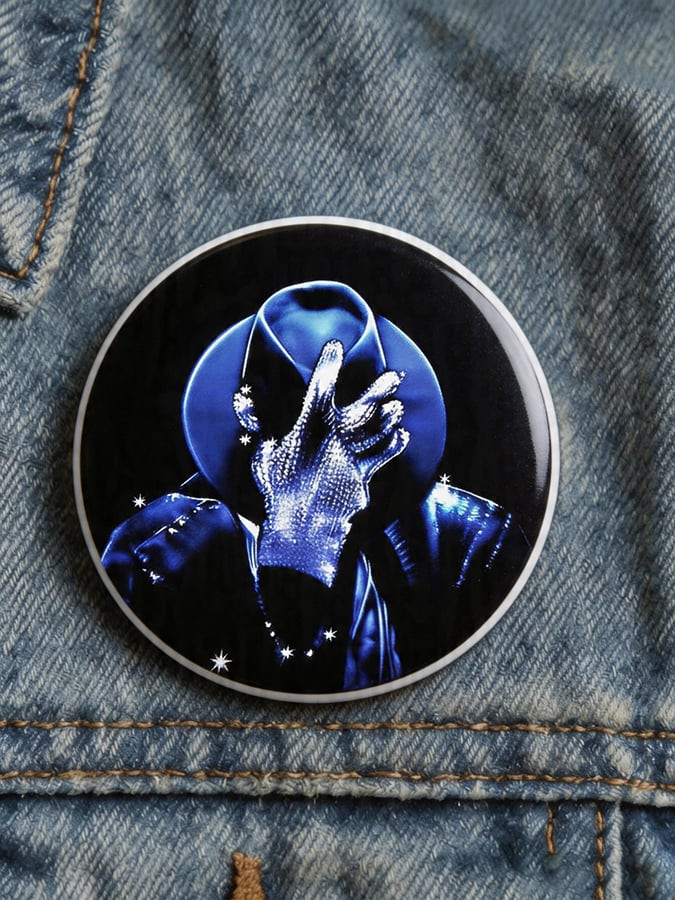Michael Jackson Dance Pose Art Button Michael Jackson Pin Good Gift For Huge Fans