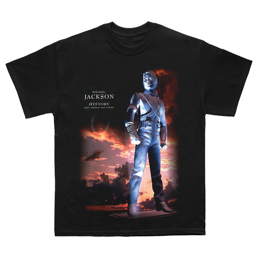 Michael Jackson History T-Shirt King Of Pop Vintage 90s Style Graphic Tee Best Gift For Fans