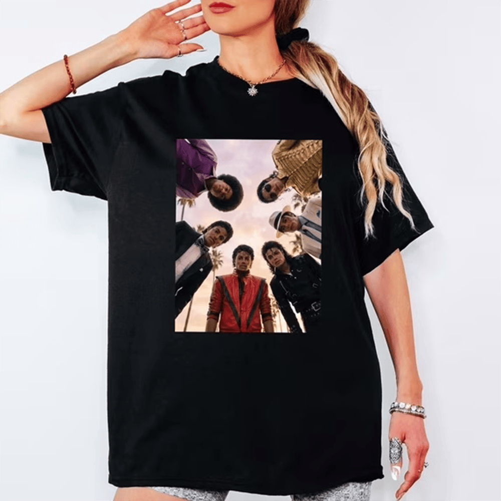 Michael Jackson King Of Pop Music Graphic T-Shirt Michael Jackson Merch Big Fans Gift For Her