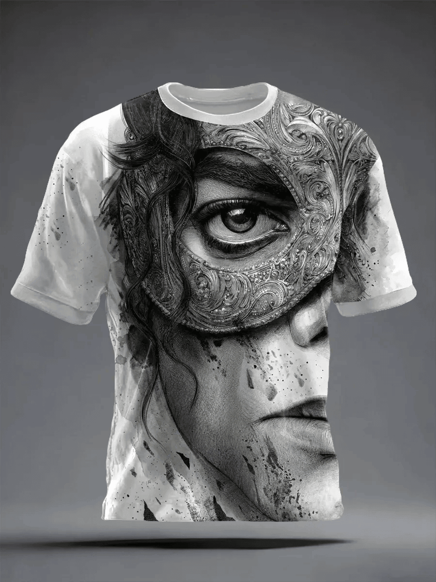 Michael Jackson King Of The Pop Art T-Shirt Michael Jackson Clothing Line Cool Gift For Brother