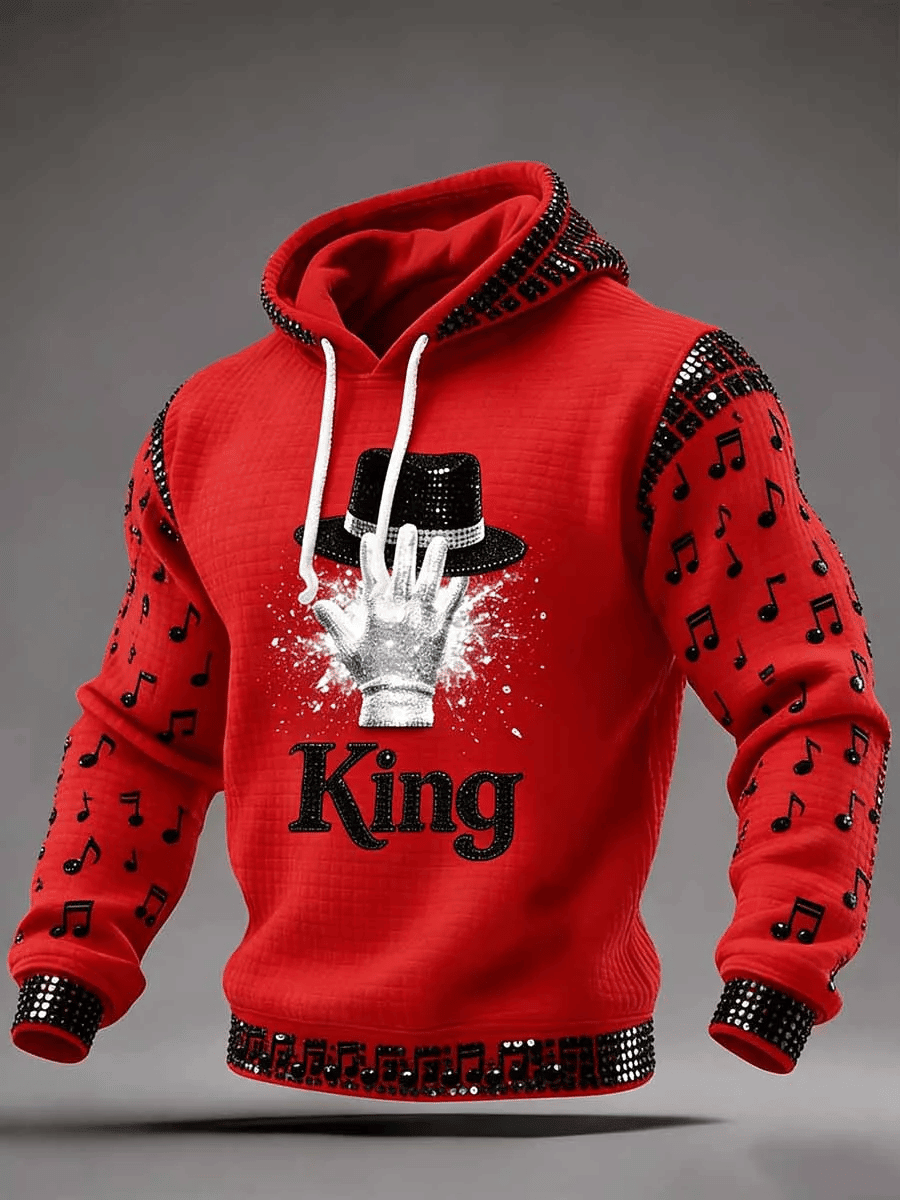 Michael Jackson King Of The Pop White Glove Hoodie Michael Jackson Apparel Gift For Music Lovers