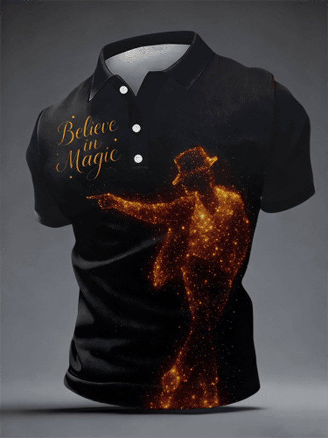 Michael Jackson Merch Believe In Magic Polo Shirt Michael Jackson Clothes Gift For Husband