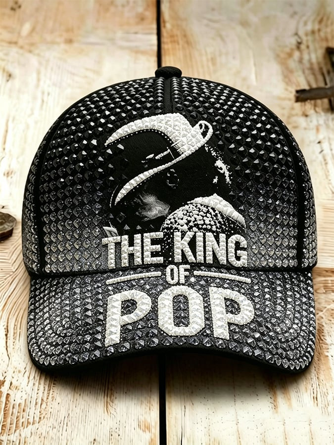 Michael Jackson Merch King Of The Pop Hat Michael Jackson Baseball Cap Gift For Fans