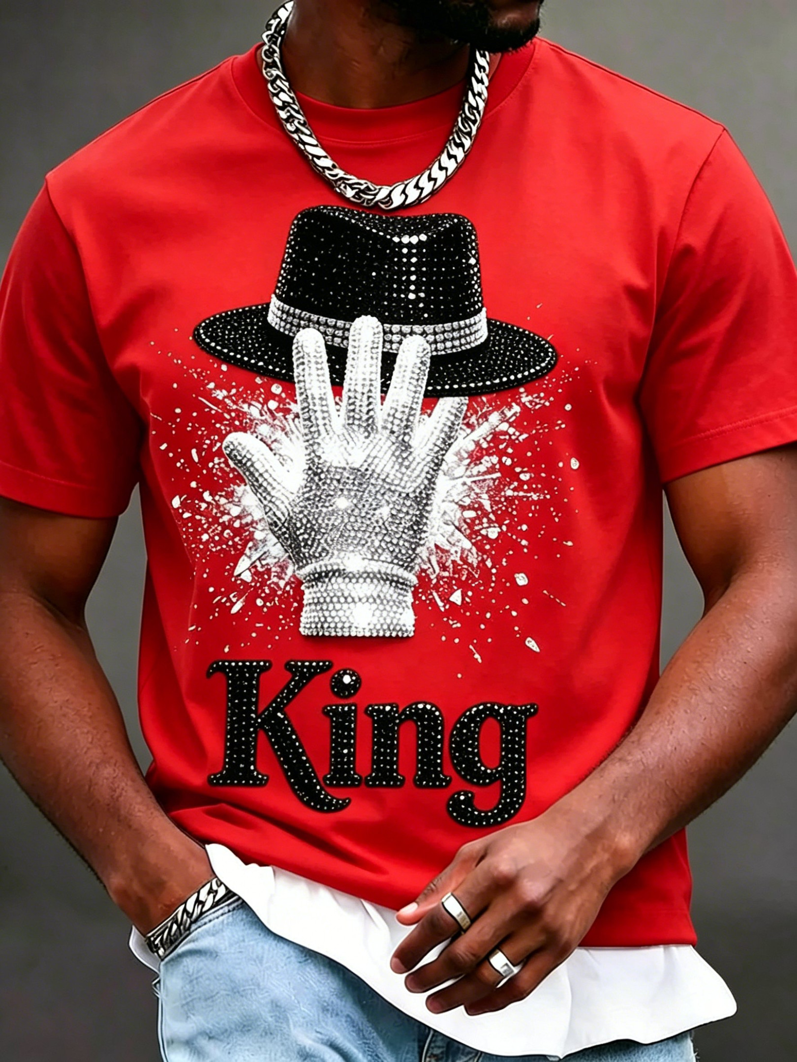Michael Jackson Merch King Of The Pop T-Shirt Michael Jackson Apparel Gift For Him