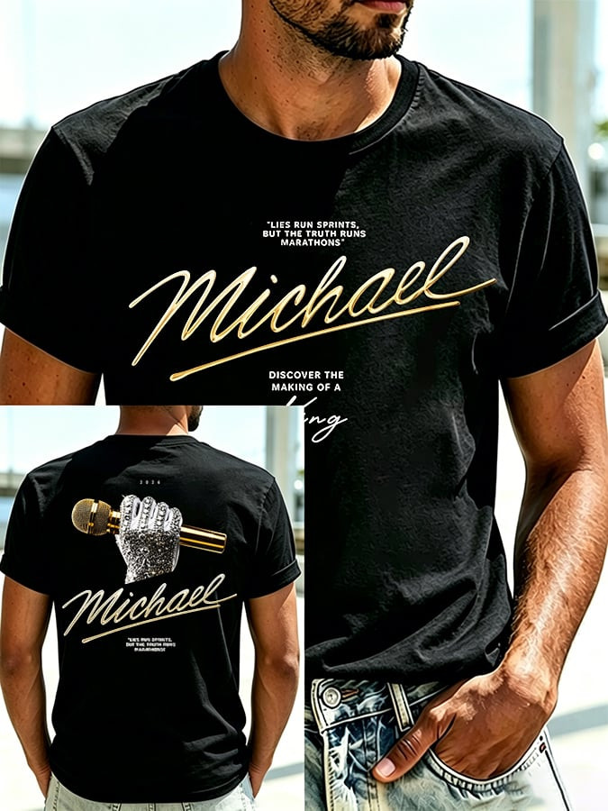 Michael Jackson Merch Lies Run Sprints T-Shirt King Of The Pop Shirt Gift For Friends