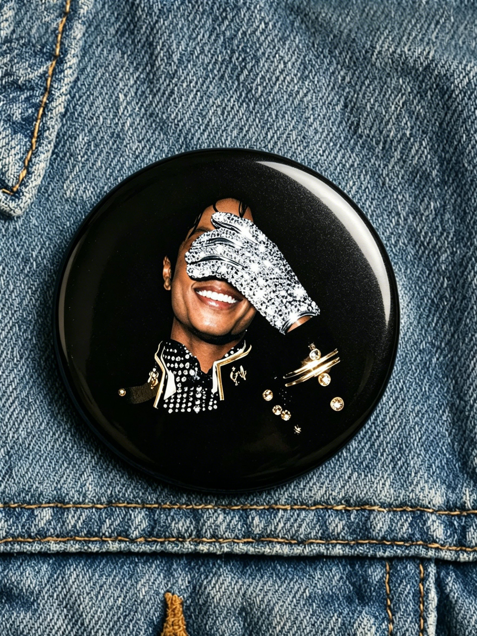 Michael Jackson Merch The King Of Pop Button Michael Jackson Pin Gift For Him