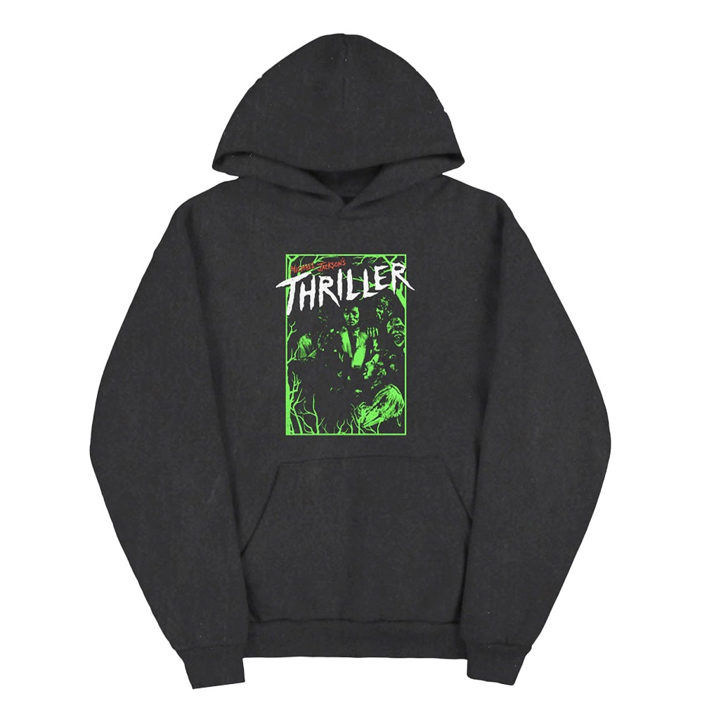 Michael Jackson Neon Thriller Hoodie King Of Pop Michael Jackson Apparel Fans Gift