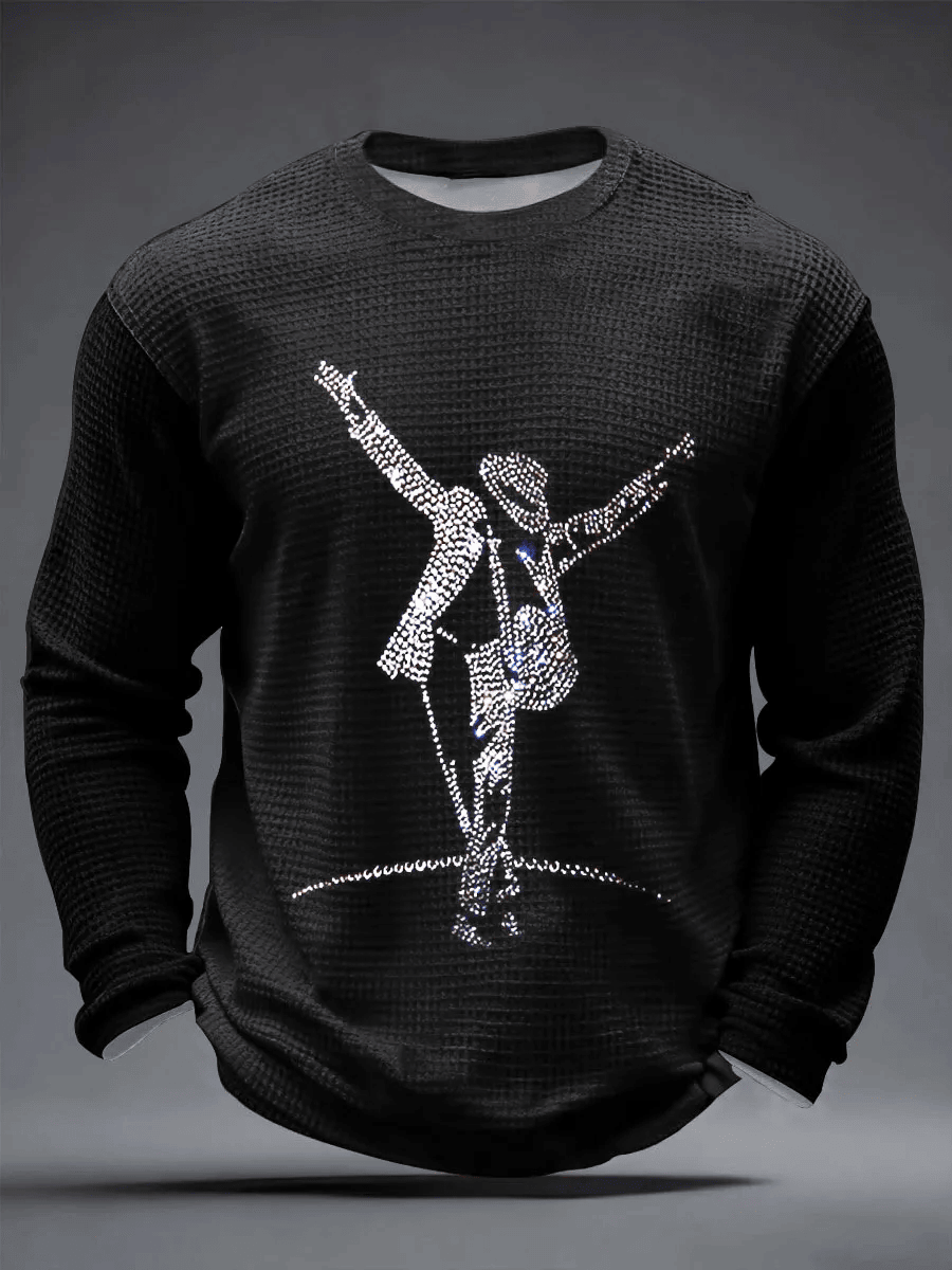 Michael Jackson Vintage Commemorative King Of Pop Long Sleeve Shirt Michael Jackson Apparel