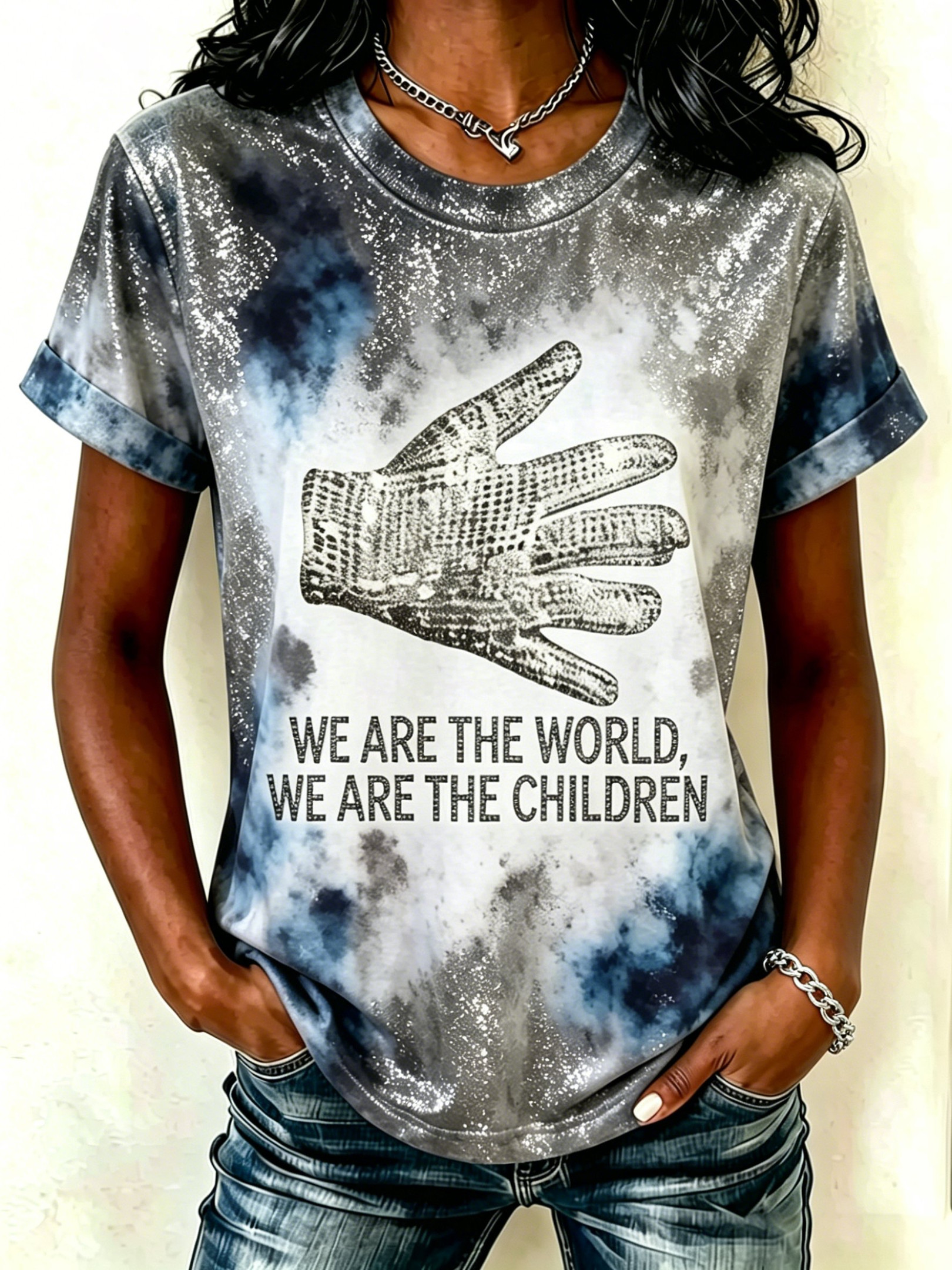 Michael Jackson We Are The World T-Shirt Michael Jackson Clothing Music Lover Gift For Wife