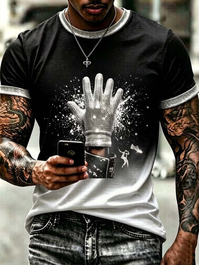 Michael Jackson White Glove T-Shirt Michael Jackson Clothing Line Unique Present For Husband