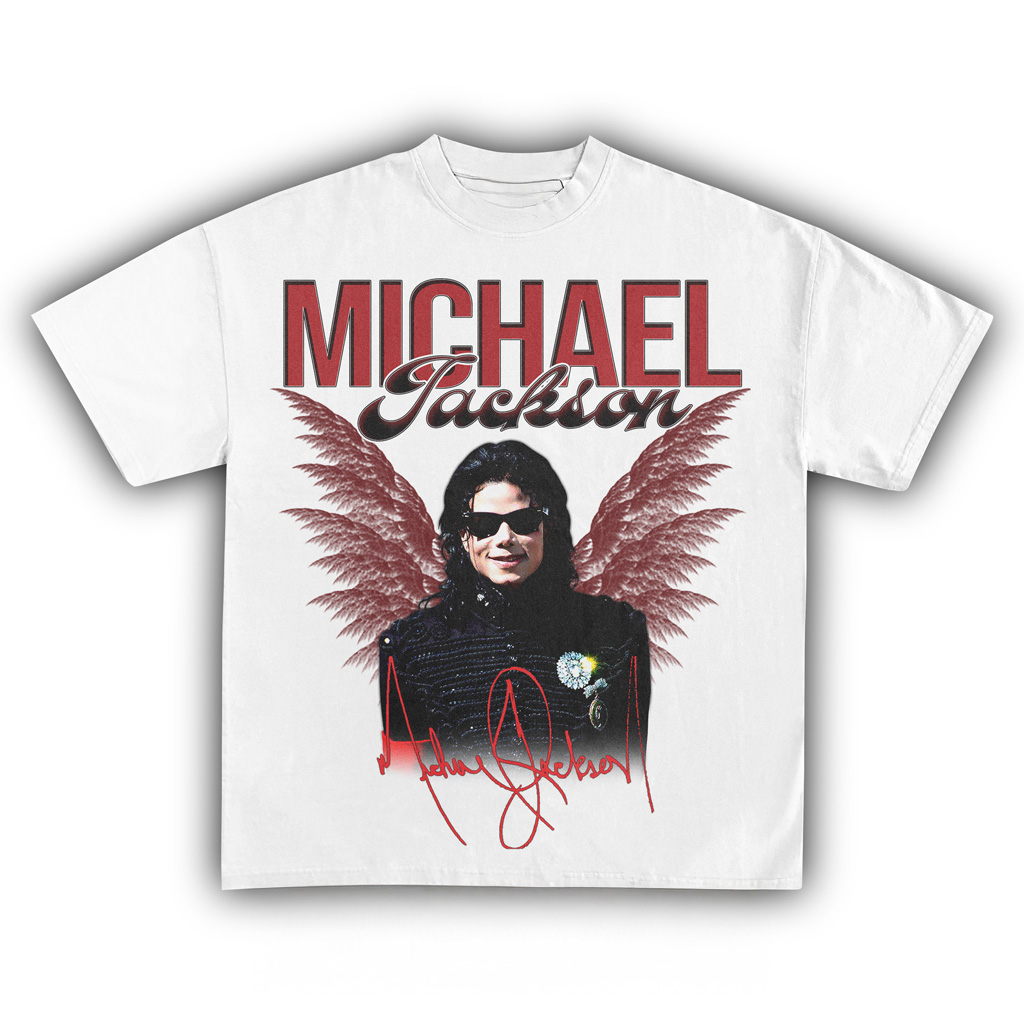 Michael Jackson White T-Shirt Michael Jackson Merch Music Gift Ideas For Guys Michael Jackson White T-Shirt Michael Jackson Merch Music Gift Ideas For Guys
