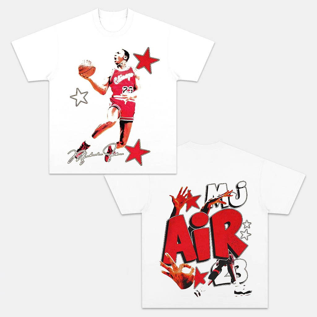 Michael Jordan 2 Graphic T-Shirt Great Gifts For Basketball Fans
