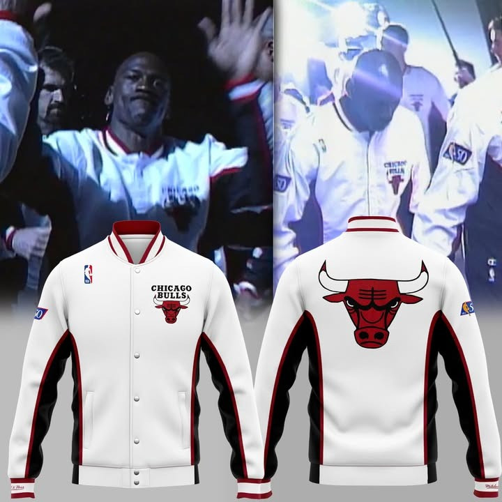 Michael Jordan Chicago Bulls Bomber Jacket Merch Gifts For Basketball Fans For Him