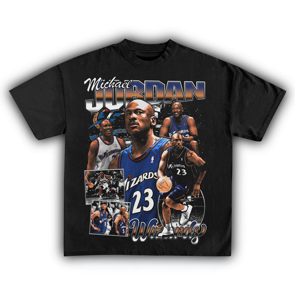 Michael Jordan Wizards T-Shirt Basketball Lovers Birthday Ideas For Husband