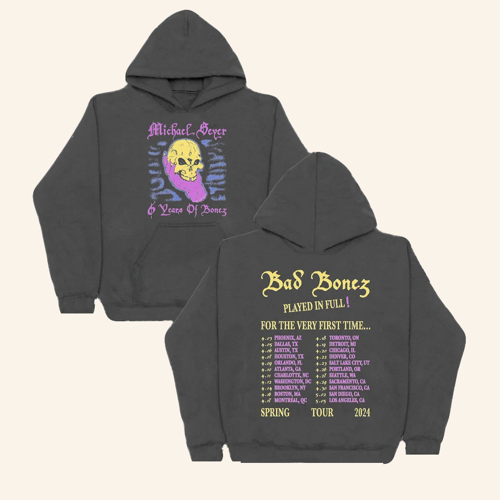 Michael Seyer Merch Bad Bonez Hoodie Christmas Gifts For Music Lovers Michael Seyer Merch Bad Bonez Hoodie Christmas Gifts For Music Lovers