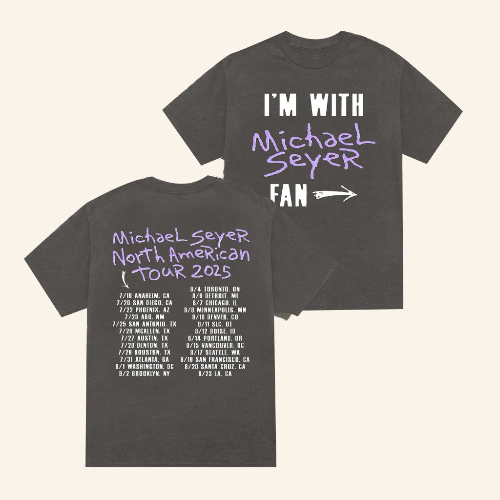 Michael Seyer Merch Fan T-Shirt I'm With Michael Seyer Shirt Christmas Gift Ideas For Boyfriend