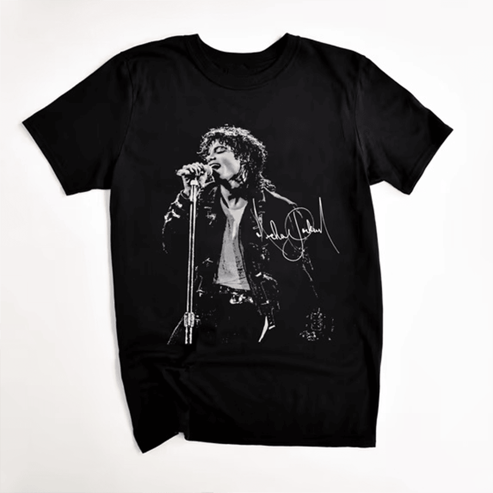 Michael Vintage 90s Styles T-Shirt Michael Jackson Tour Merch Present For Girlfriend