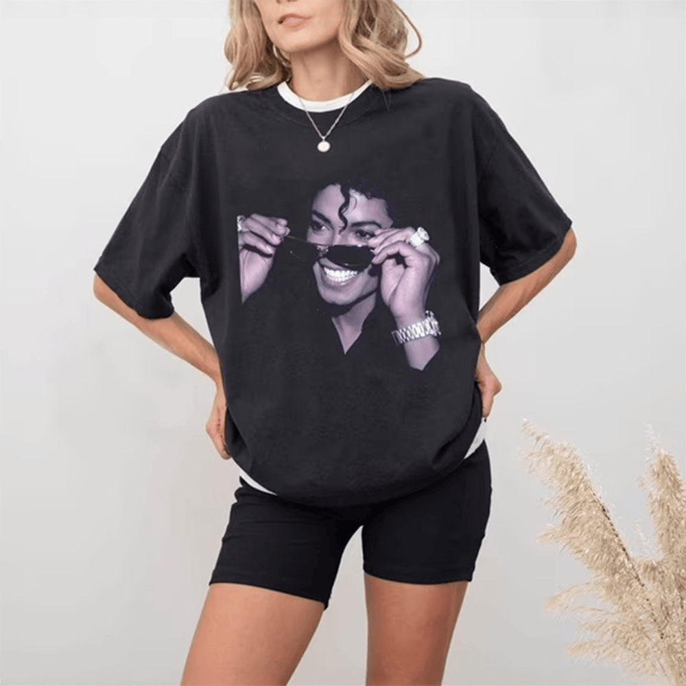 Michael Vintage Style 90s T-Shirt Michael Jackson Portrait Tee Best Present For Fans