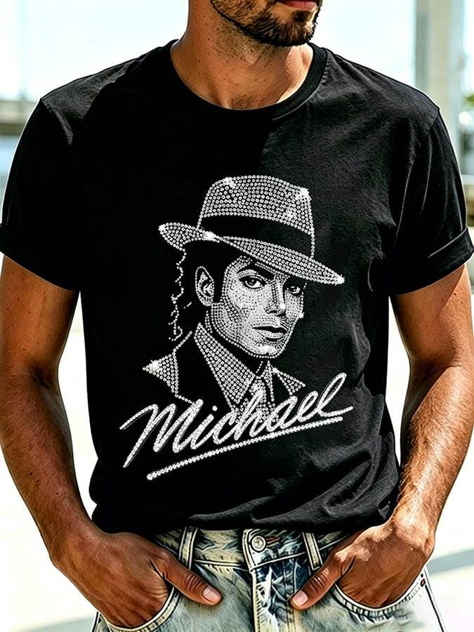 Micheal Jackson Pop Music Inspired T-Shirt Micheal Jackson Clothes Gift Idea For Brothers