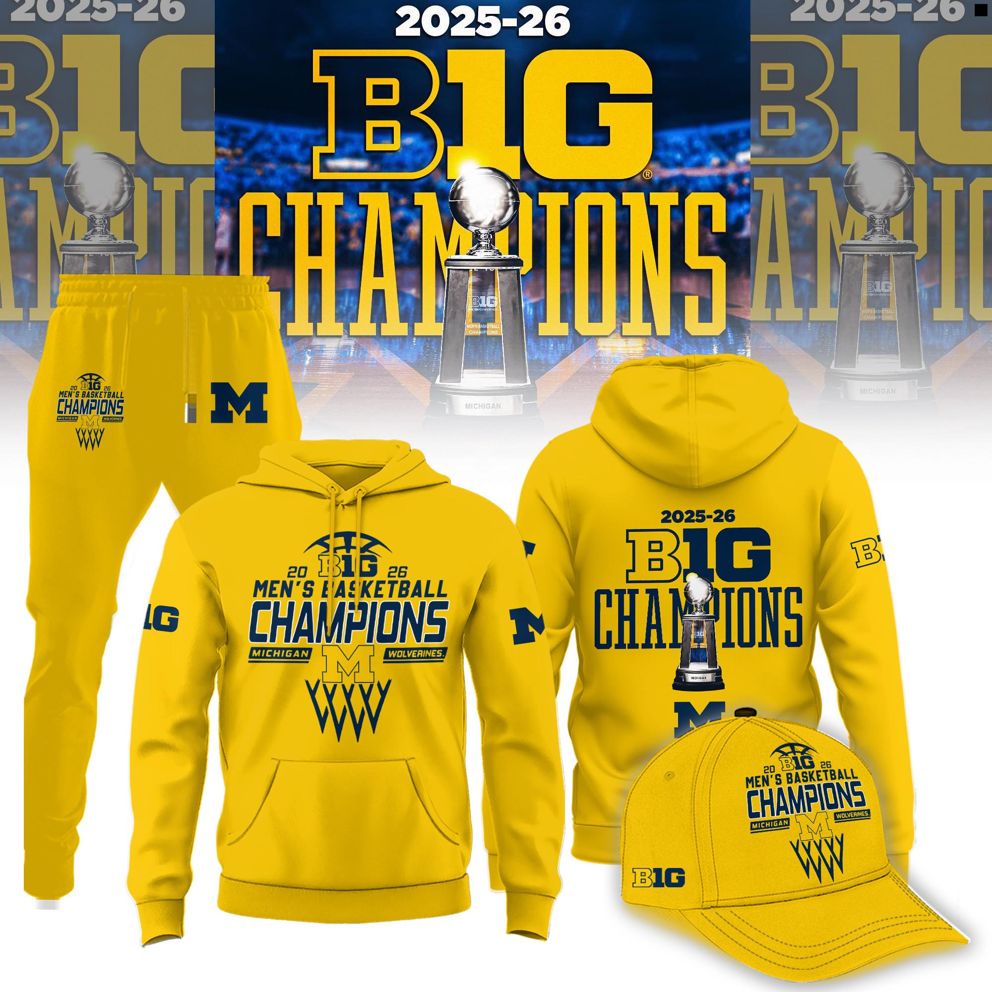Michigan 2026 Basketball Final Four Hoodie Game Day Clothing Gift For Father's Day