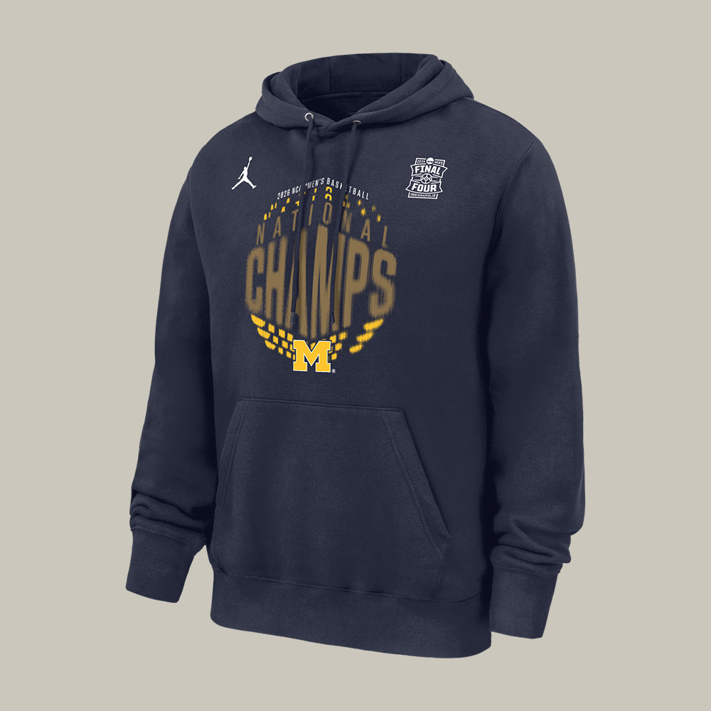Michigan 2026 National Championship Hoodie Champs Basketball Merchandise Gift For Sports Fans
