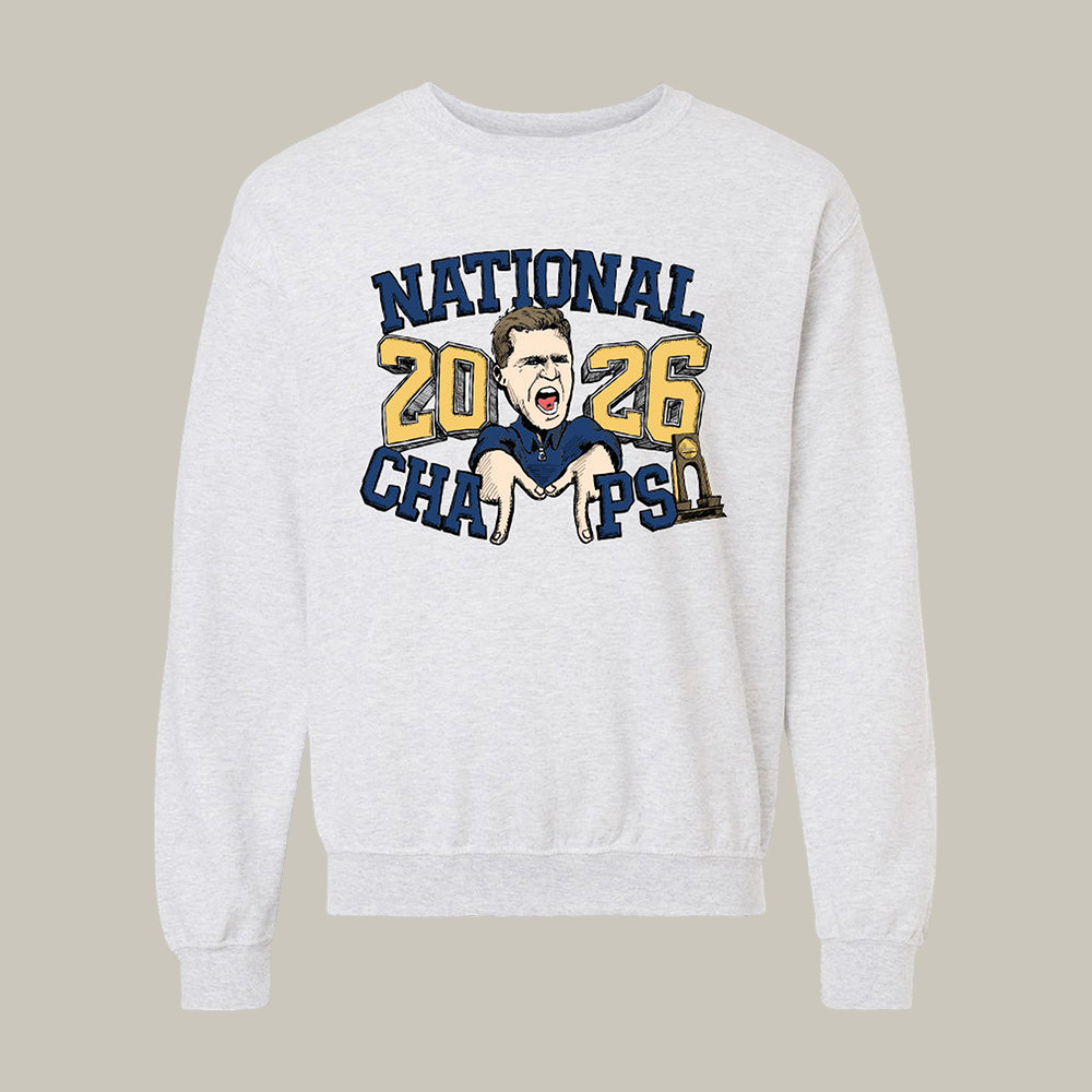 Michigan 2026 National Championship Sweathirt Champs Clothing Gift For College Students