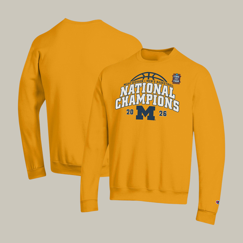 Michigan Basketball Championship T-Shirt 2026 National Champions Merch Gift For College Sports Fans