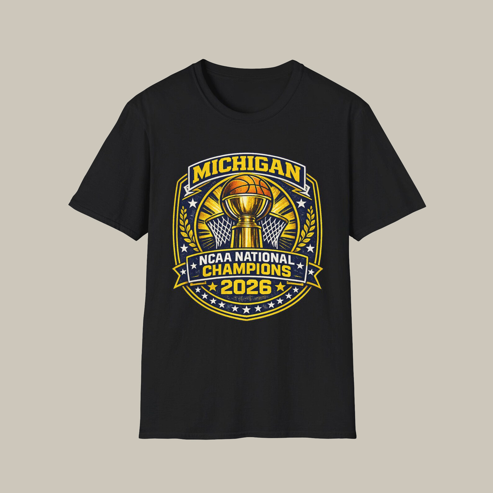 Michigan Basketball T-Shirt NCAA Champions 2026 Merchandise Gift For National Champs Fans