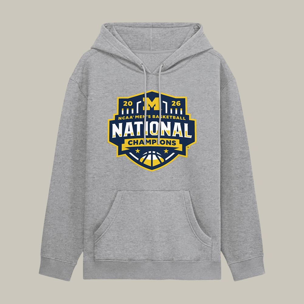 Michigan Championship Hoodie National Champions Basketball Clothing Gift For Sports Fans