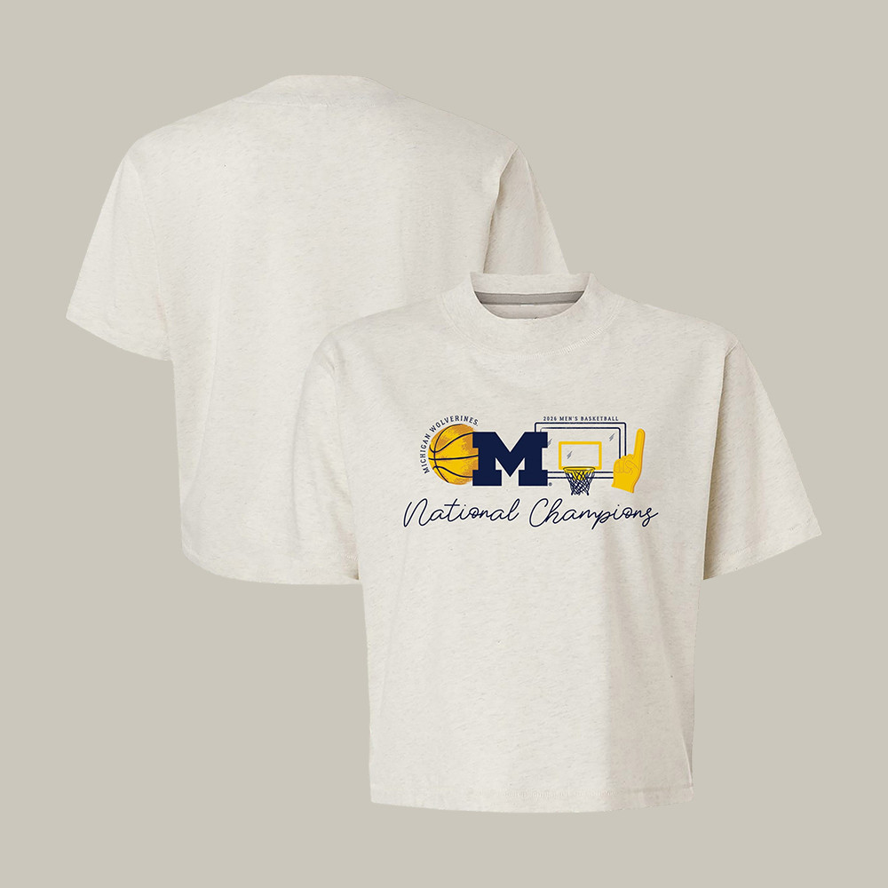 Michigan Championship T-Shirt 2026 National Champions Merchandise Gift For Sports Lovers
