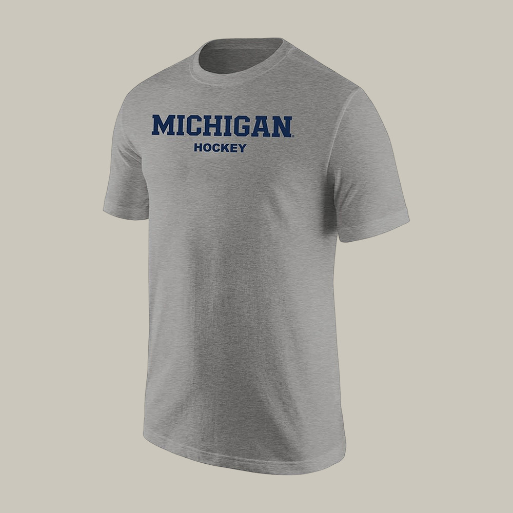 Michigan Hockey Champions T-Shirt Game Day Hockey Clothes Best Gift For Father