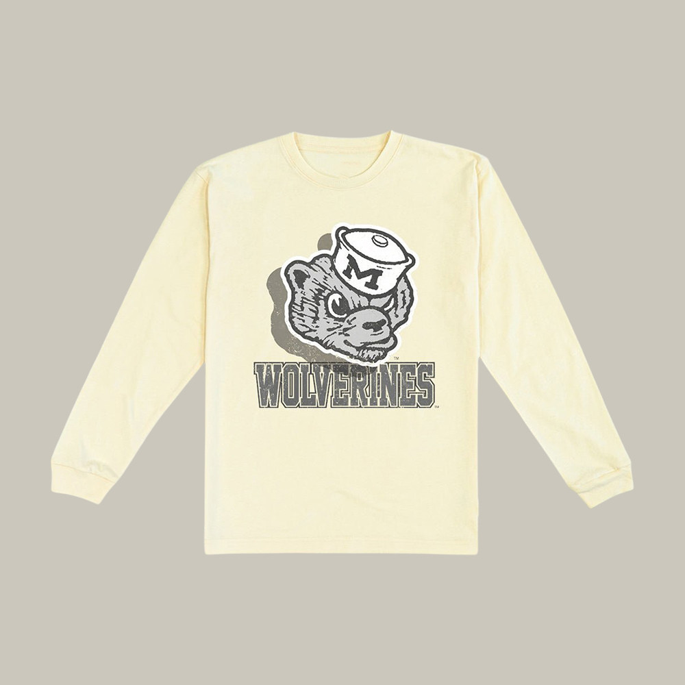 Michigan Monochromatic Long Sleeve Shirt 2026 Basketball Final Four Apparel