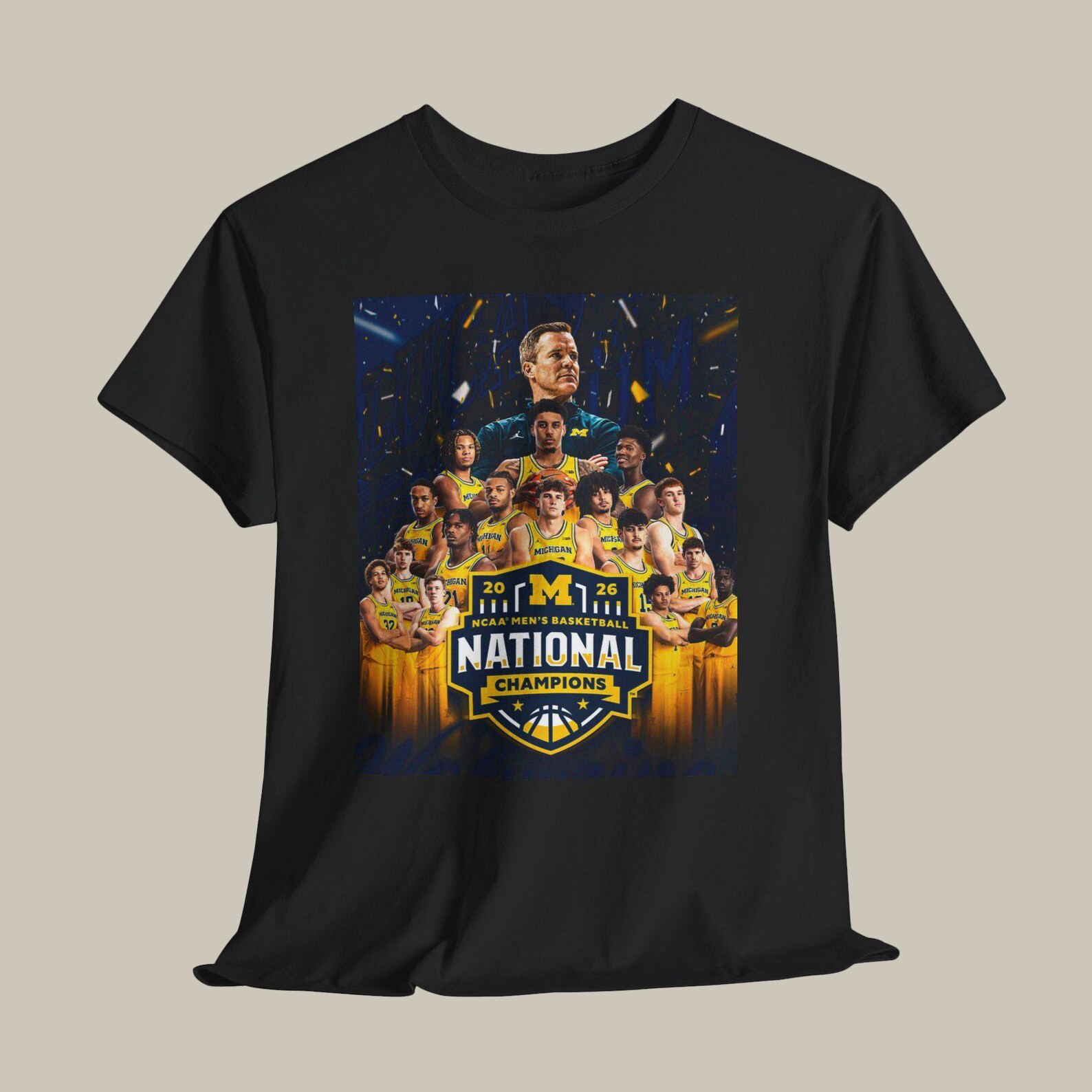 Michigan National Champions Basketball Team T-Shirt March Madness Shirt Final Four Gear
