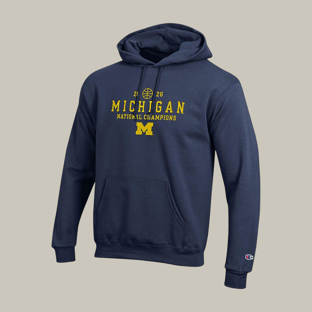Michigan National Championships 2026 Hoodie Game Day Clothing March Madness Gear