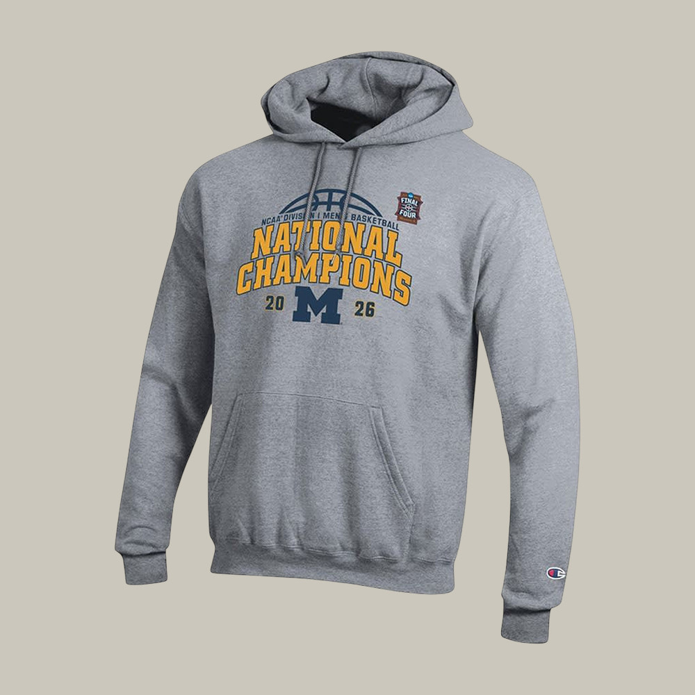 Michigan National Championships Hoodie Game Day March Madness Apparel Fan Present