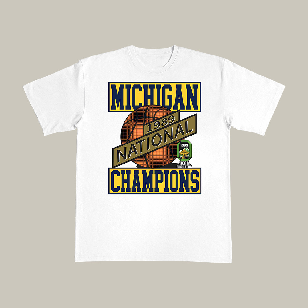 Michigan National Champs Final Four T-Shirt 2026 Basketball Game Day Shirt Present For Huge Fans